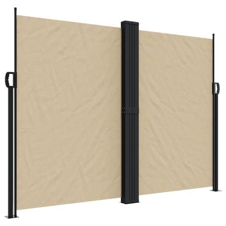 VidaXL Windscherm uittrekbaar 180x600 cm beige