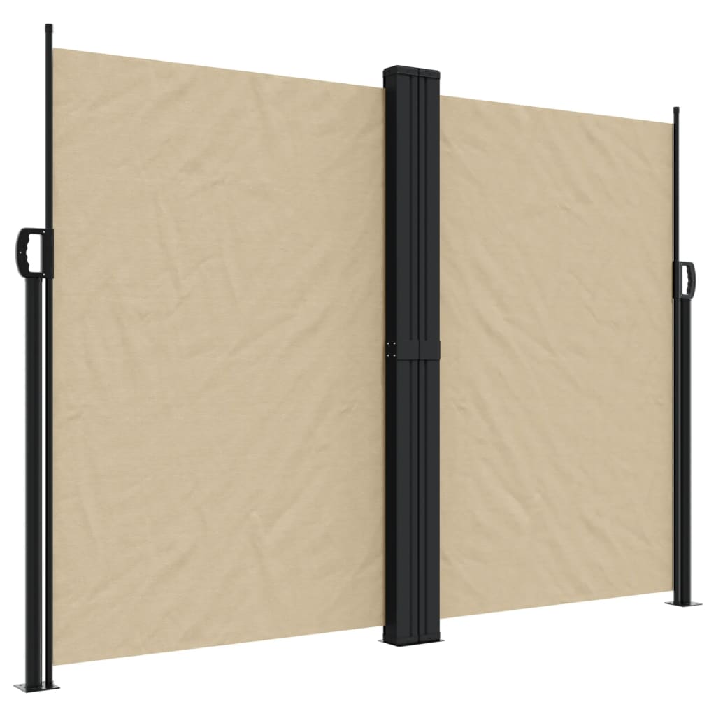 Pare-brise vidaxl extensible 180x600 cm beige