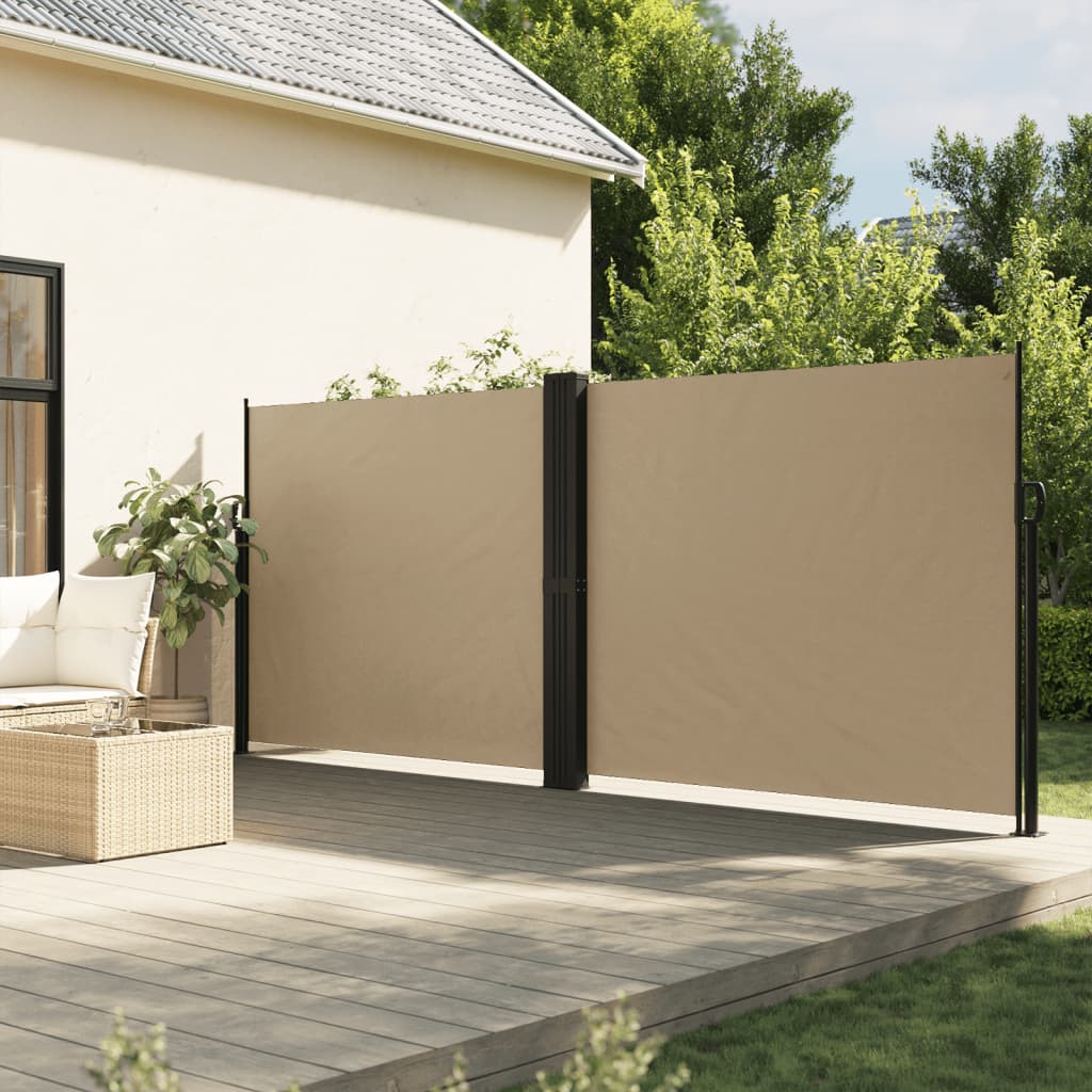 Vidaxl Windshield utvidbar 180x600 cm beige