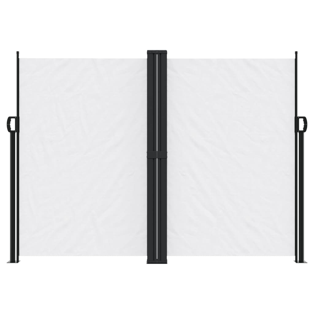 Pare-brise Vidaxl extensible 180x600 cm blanc