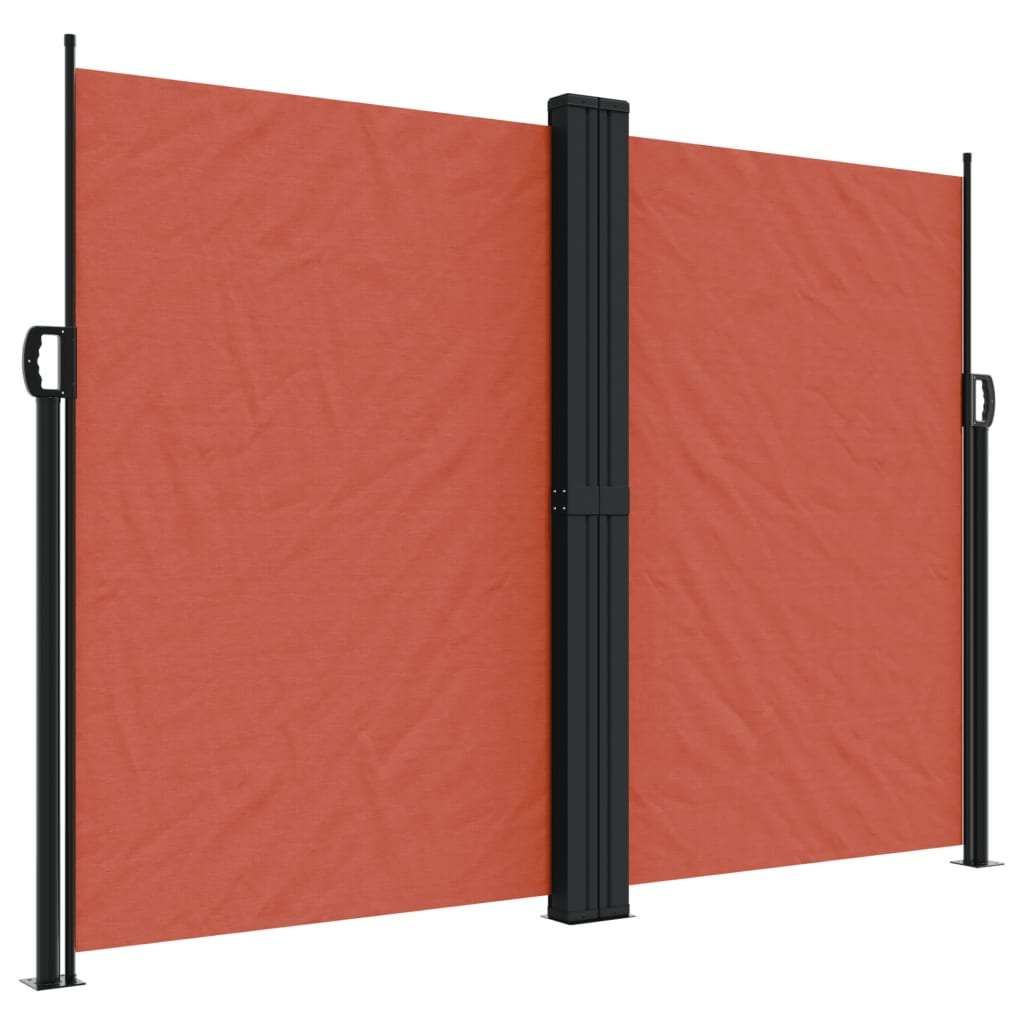 VidaXL Windshield Extendable 180x600 cm Terracotta