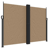 VidaXL Windshield Extendable 180x600 cm Taupe