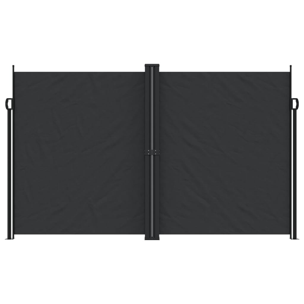 VidaXL Windshield Extendable 200x600 cm Black