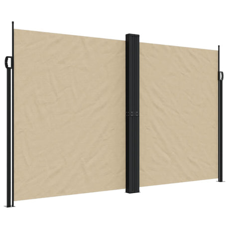 VidaXL Windscherm uittrekbaar 200x600 cm beige