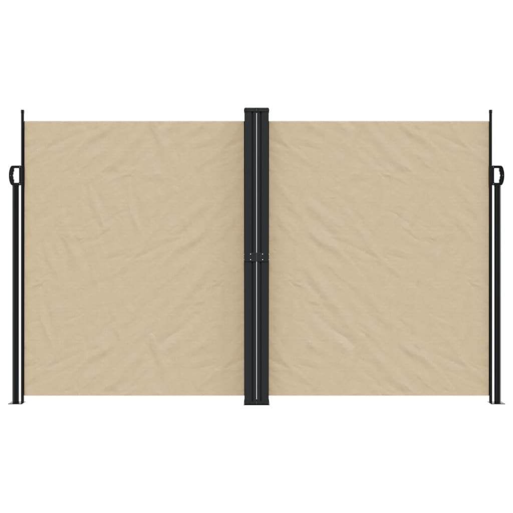 VidaXL Windscherm uittrekbaar 200x600 cm beige