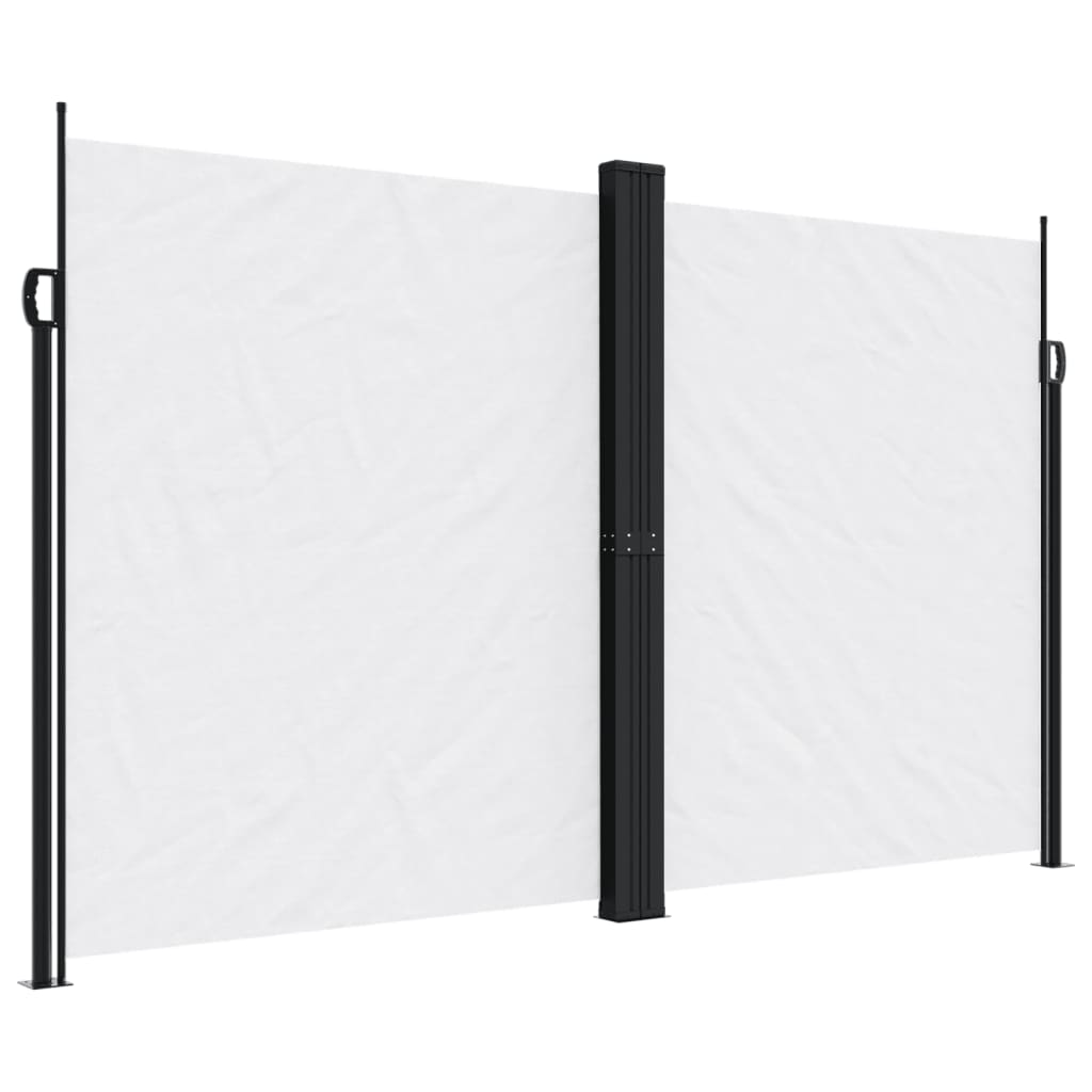 Pare-brise vidaxl extensible 200x600 cm blanc