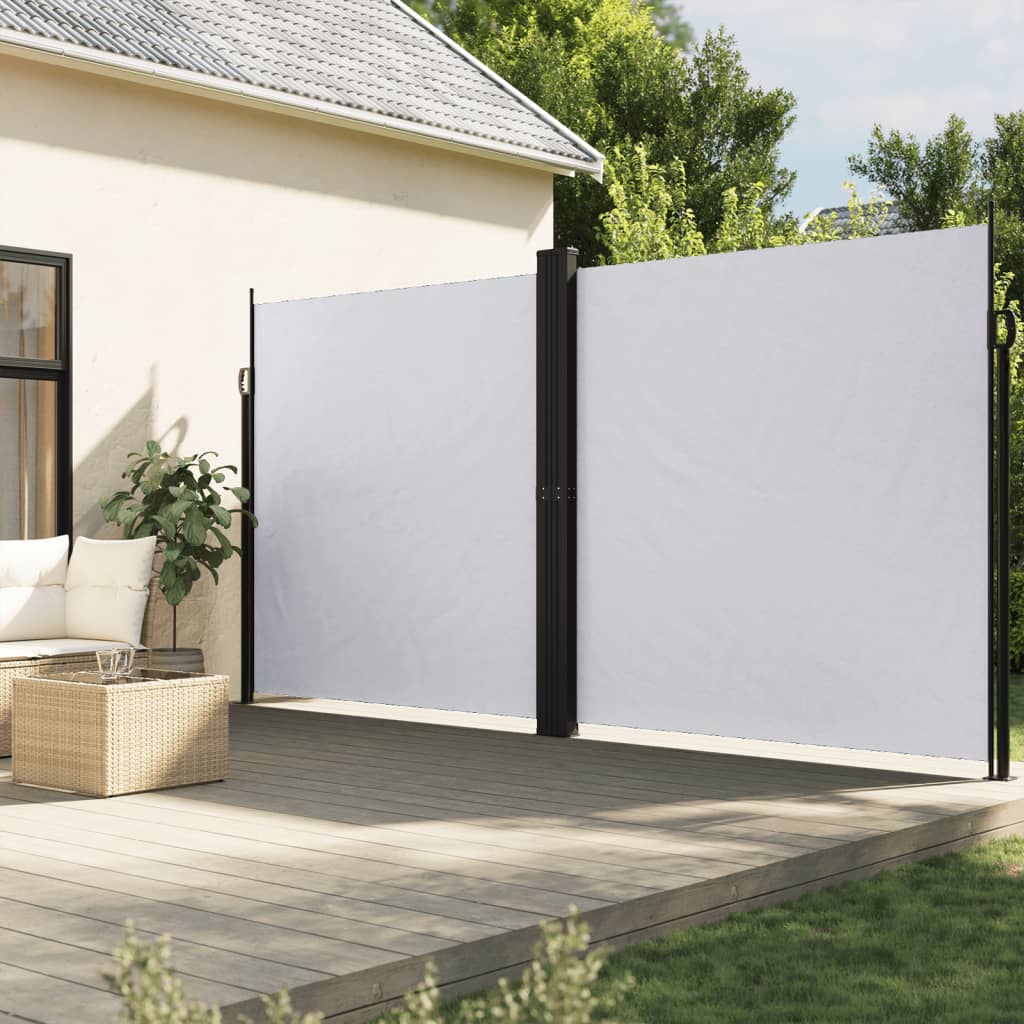 Vidaxl vindrutan utdragbar 200x600 cm vit