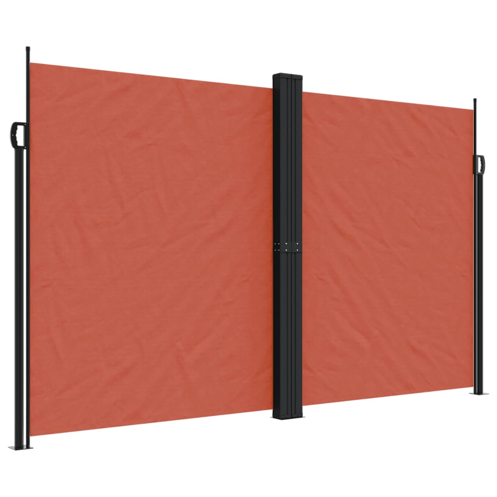 VidaXL Windshield Extendable 200x600 cm Terracotta