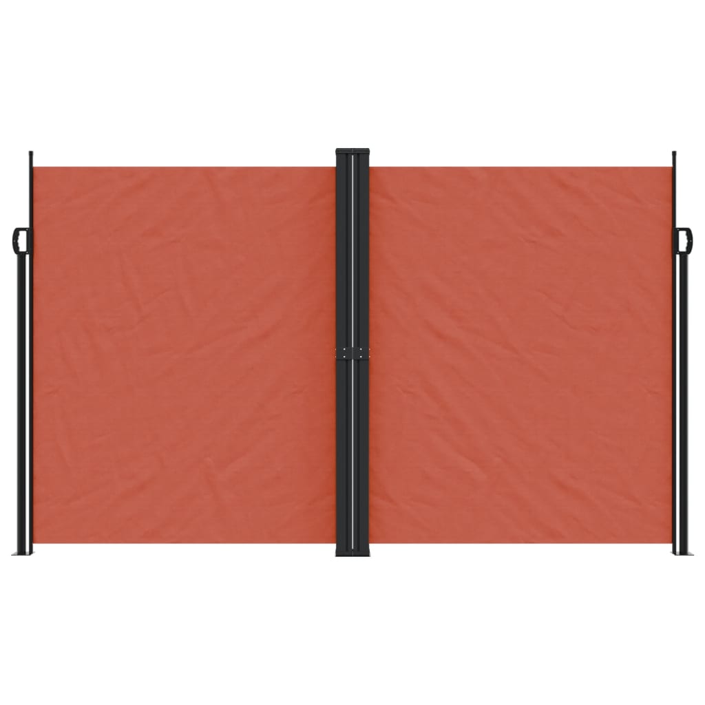 VidaXL Windshield Extendable 200x600 cm Terracotta