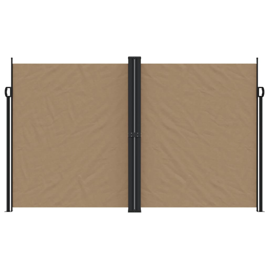 VidaXL Windshield Extendable 200x600 cm Taupe