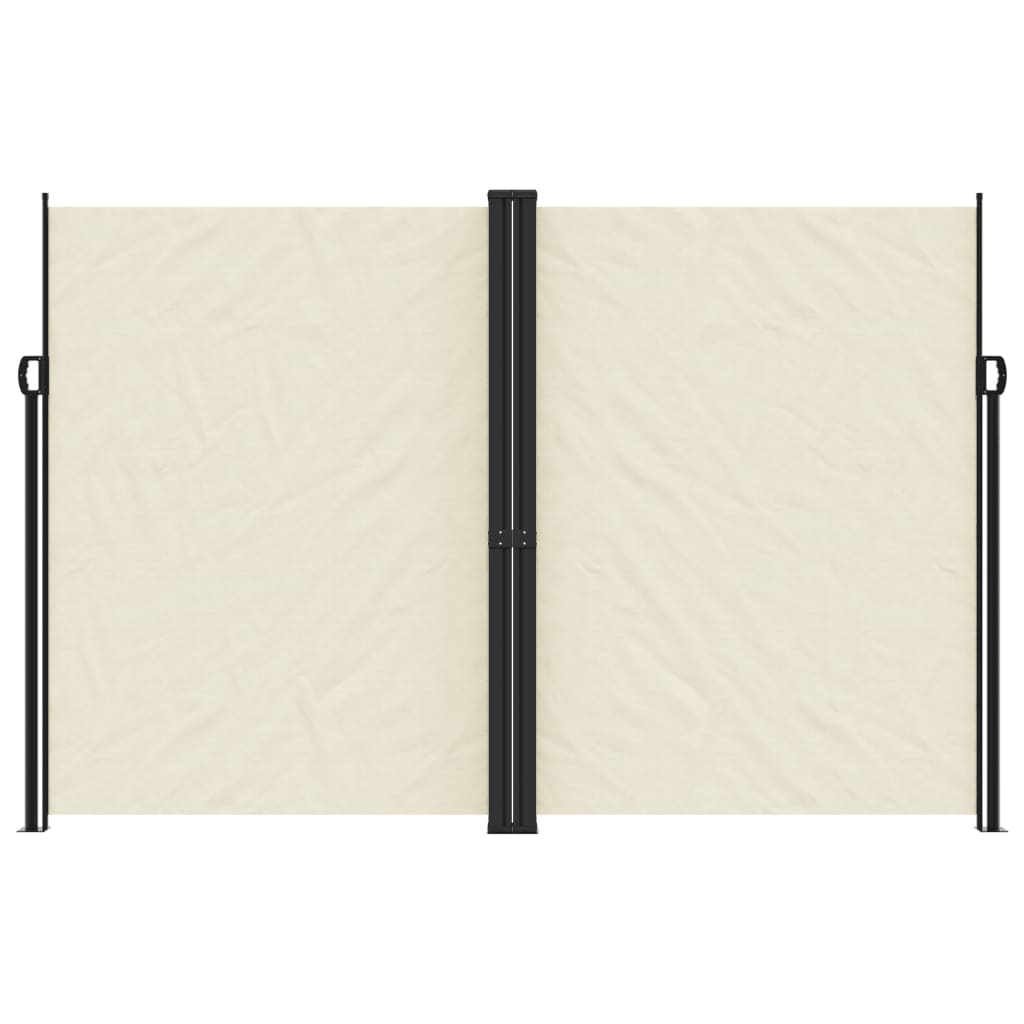 Vidaxl Windshield utdragbar 220x600 cm Cream -Colored