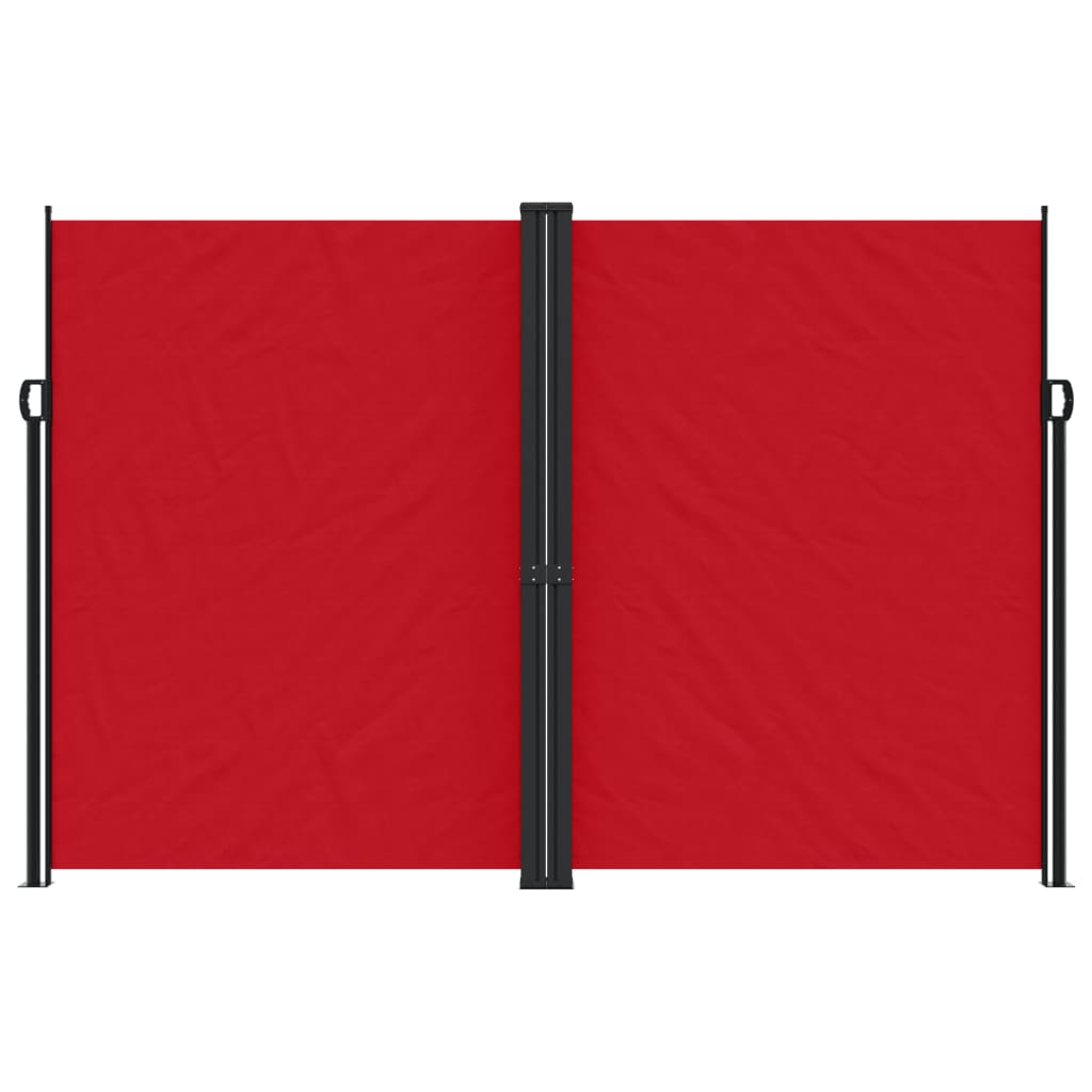 Pare-brise Vidaxl extensible 220x600 cm rouge