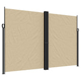 VidaXL Windscherm uittrekbaar 220x600 cm beige