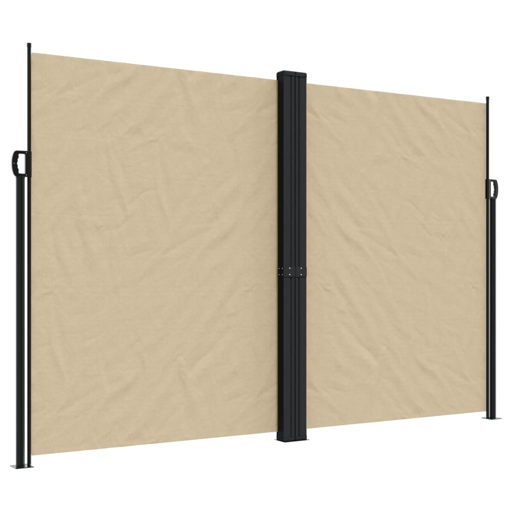 VidaXL Windshield Extendable 220x600 cm Beige