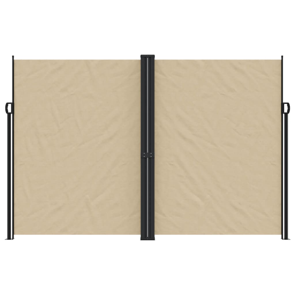 VidaXL Windscherm uittrekbaar 220x600 cm beige