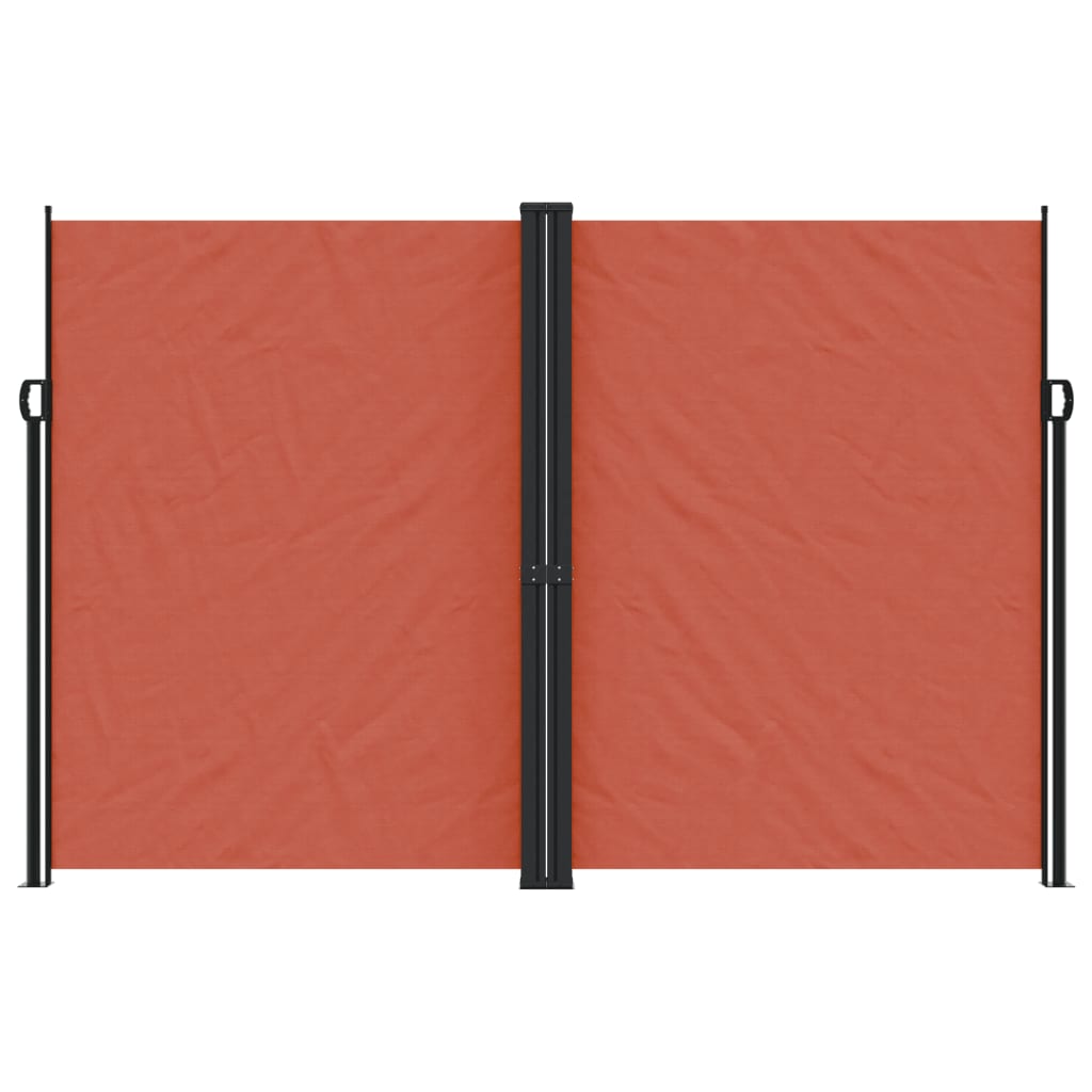 VidaXL Windshield Extendable 220x600 cm Terracotta