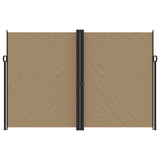 Pare-brise vidaxl extensible 220x600 cm taupe