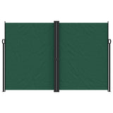 Pare-brise Vidaxl extensible 220x600 cm vert foncé