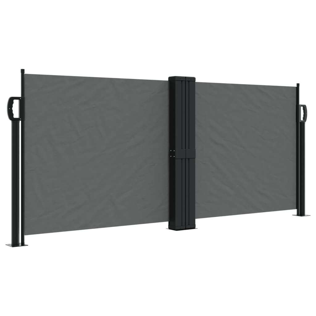 Pare-brise vidaxl extensible 100x1000 cm anthracite