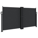 Pare-brise Vidaxl extensible 120x1000 cm noir