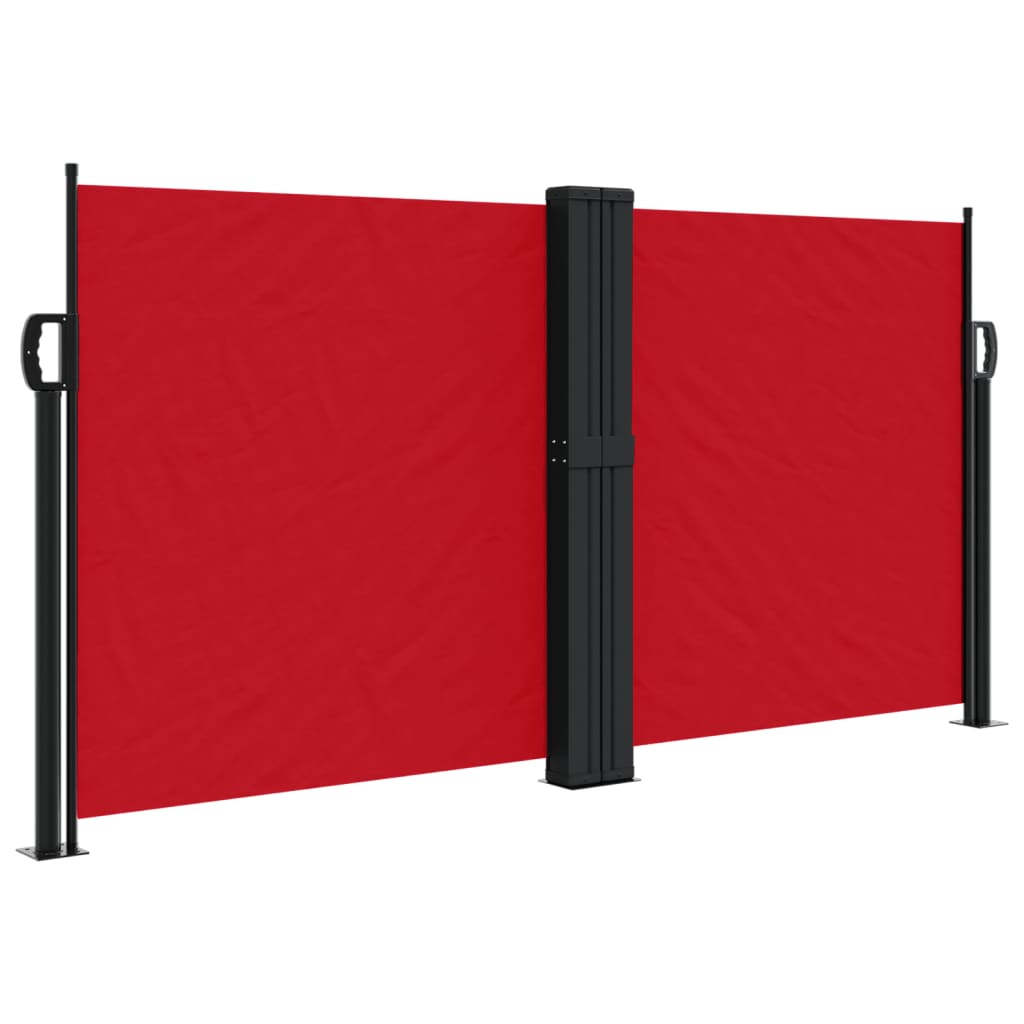 Pare-brise Vidaxl extensible 120x1000 cm rouge