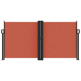 VidaXL Windshield Extendable 120x1000 cm Terracotta colored