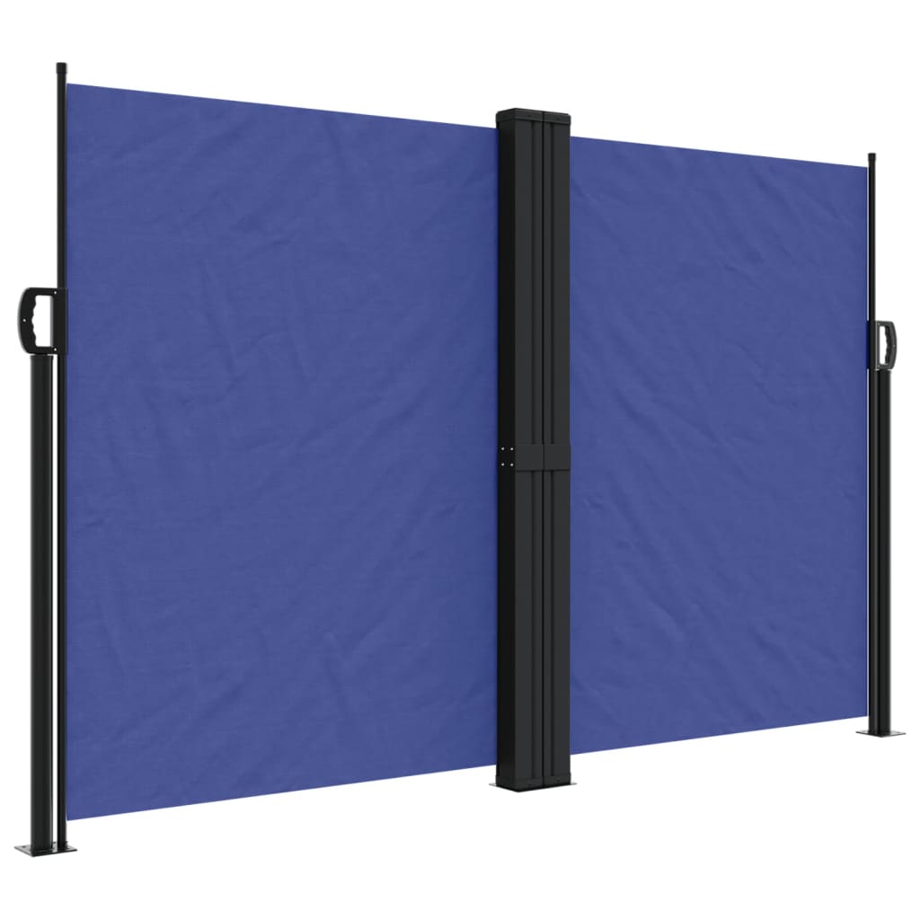 VidaXL Windshield Extendable 160x1000 cm blue