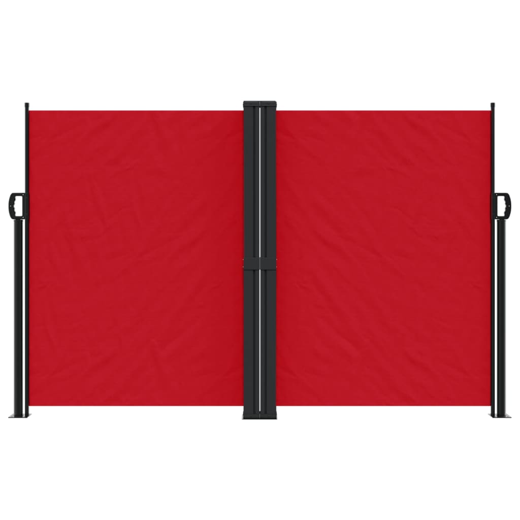 VidaXL Windscherm uittrekbaar 160x1000 cm rood