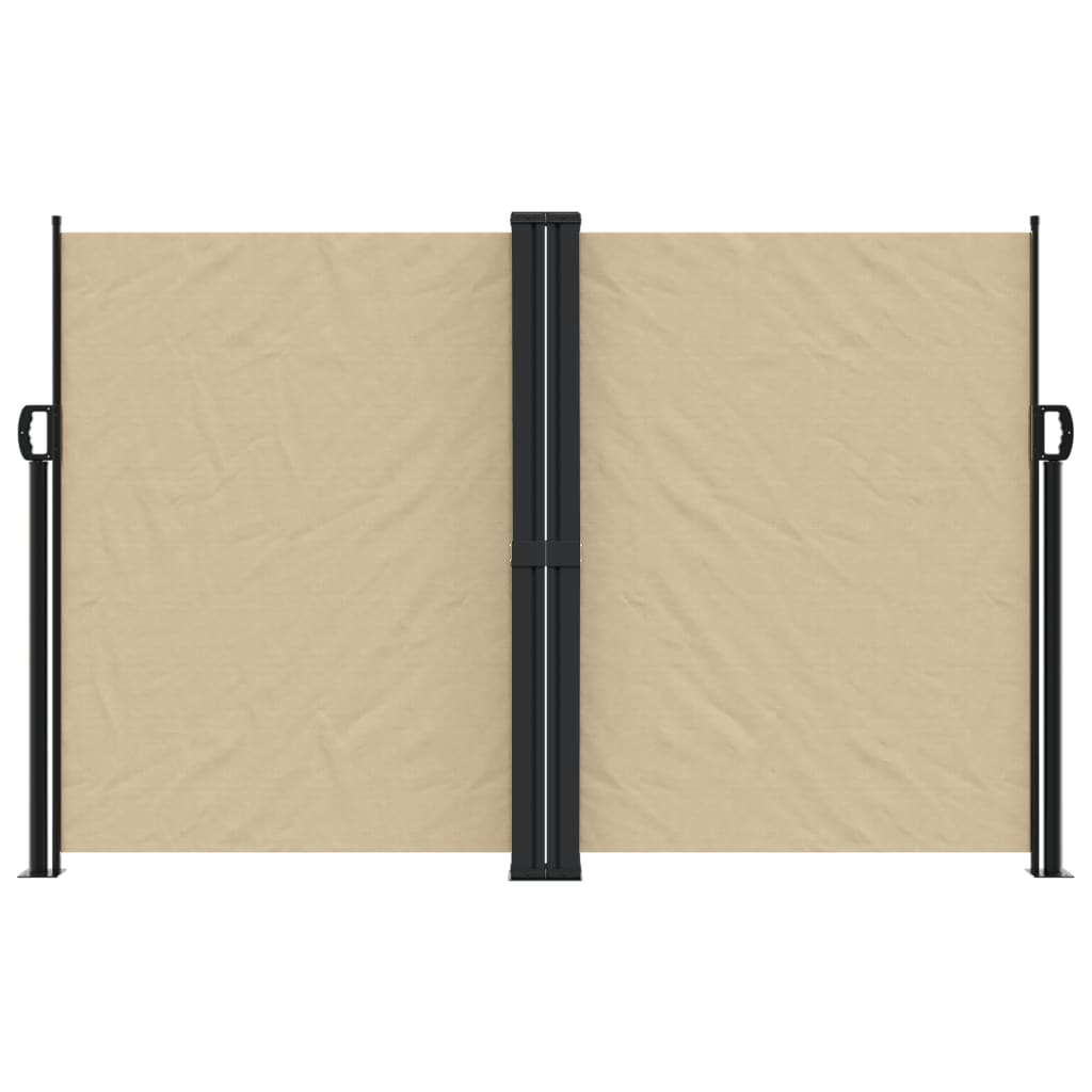 Vidaxl Windshield utdragbar 160x1000 cm beige