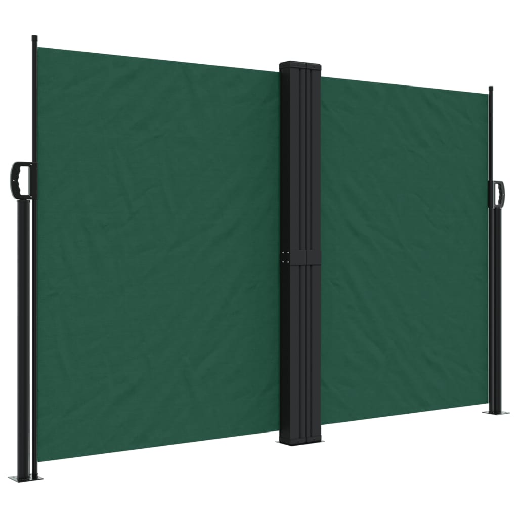 Vidaxl windshield Extendable 160x1000 cm dark green