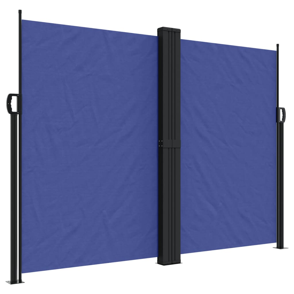 Pare-brise Vidaxl extensible 180x1000 cm bleu