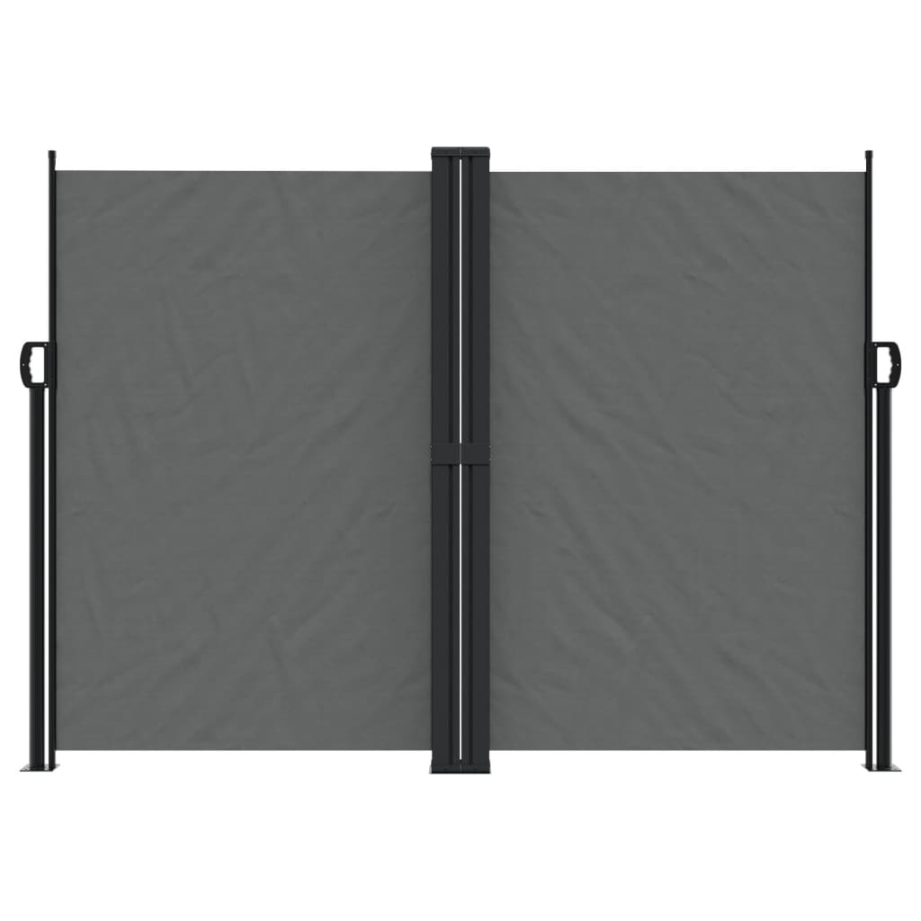 VidaXL windshield Extendable 180x1000 cm anthracite -colored