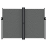 Pare-brise Vidaxl extensible 180x1000 cm anthracite -colored