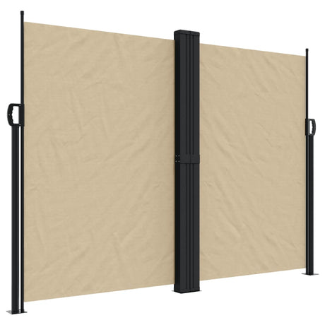 VidaXL Windscherm uittrekbaar 180x1000 cm beige