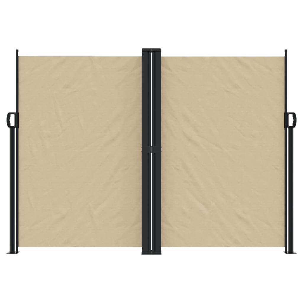 VidaXL Windscherm uittrekbaar 180x1000 cm beige