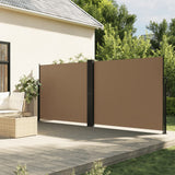 Vidaxl Windshield utvidbar 180x1000 cm taupe