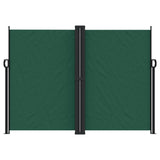 Pare-brise Vidaxl extensible 180x1000 cm vert foncé