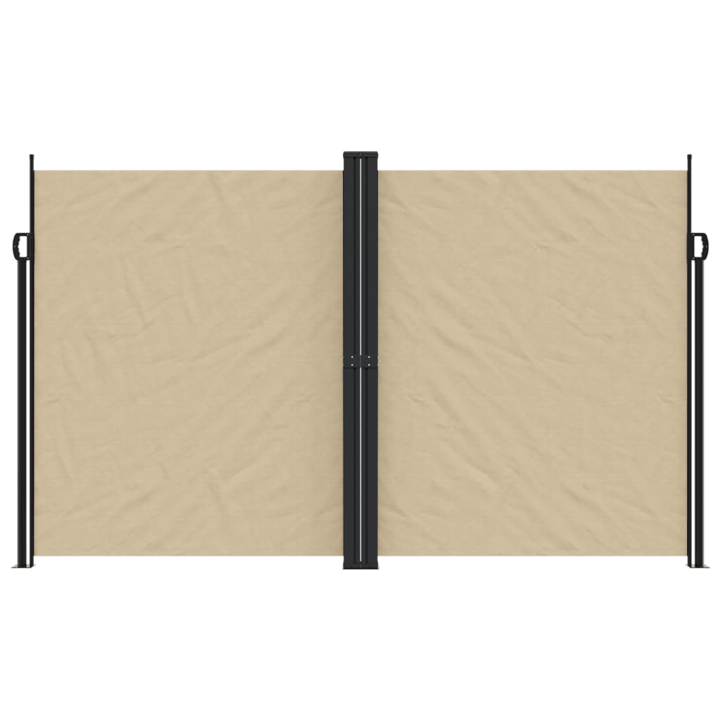 VidaXL Windscherm uittrekbaar 200x1000 cm beige