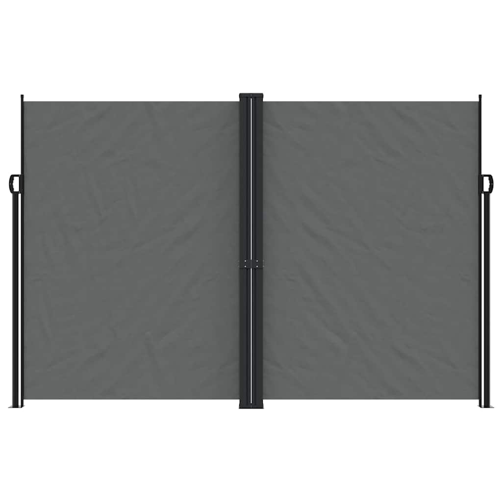 Pare-brise Vidaxl extensible 220x1000 cm anthracite -colored