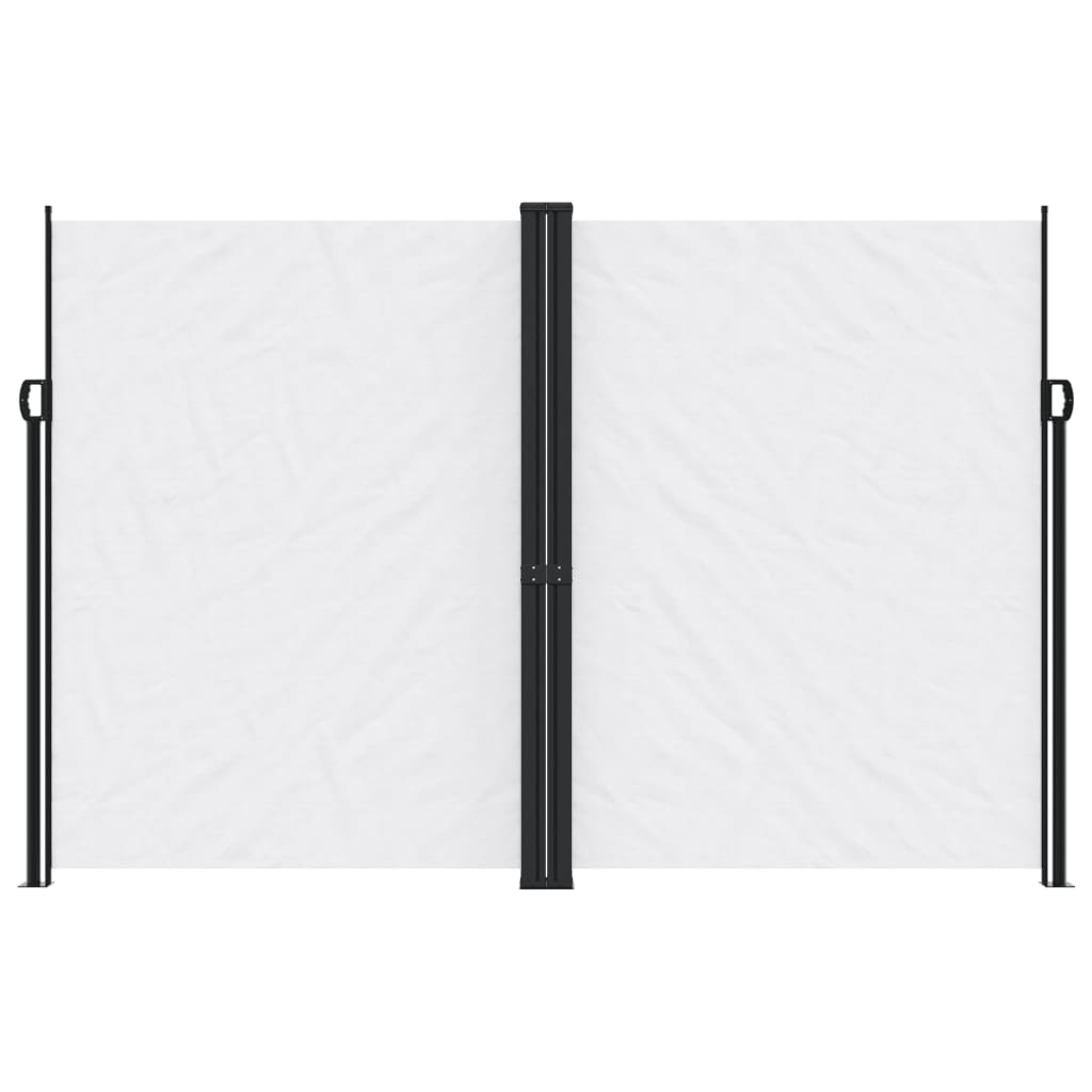 Pare-brise Vidaxl extensible 220x1000 cm blanc