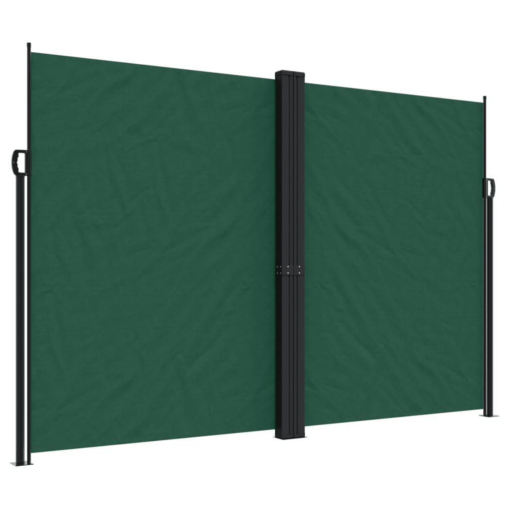 Parabrisas Vidaxl extensible 220x1000 cm de color verde oscuro