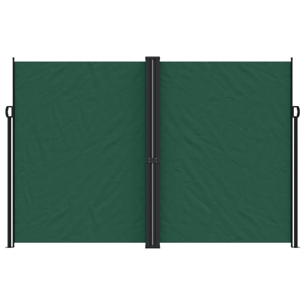 VidaXL Windshield Extendable 220x1000 cm dark green