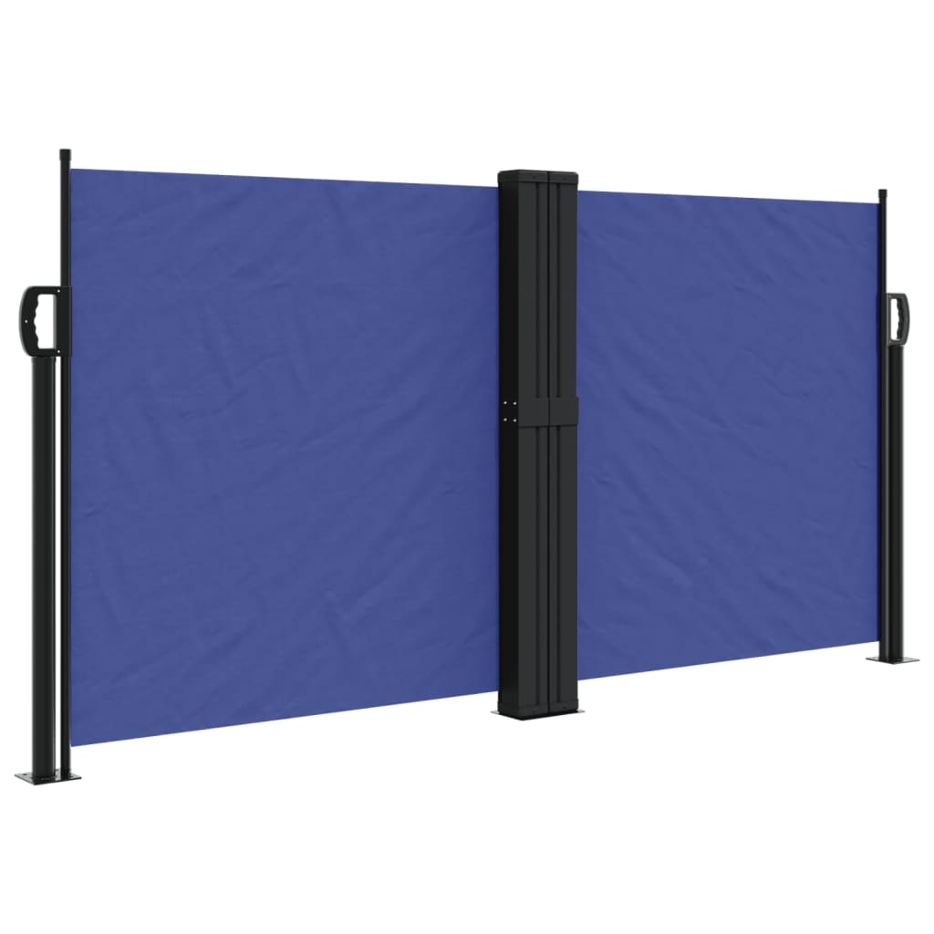 VidaXL Windshield Extendable 120x1200 cm blue