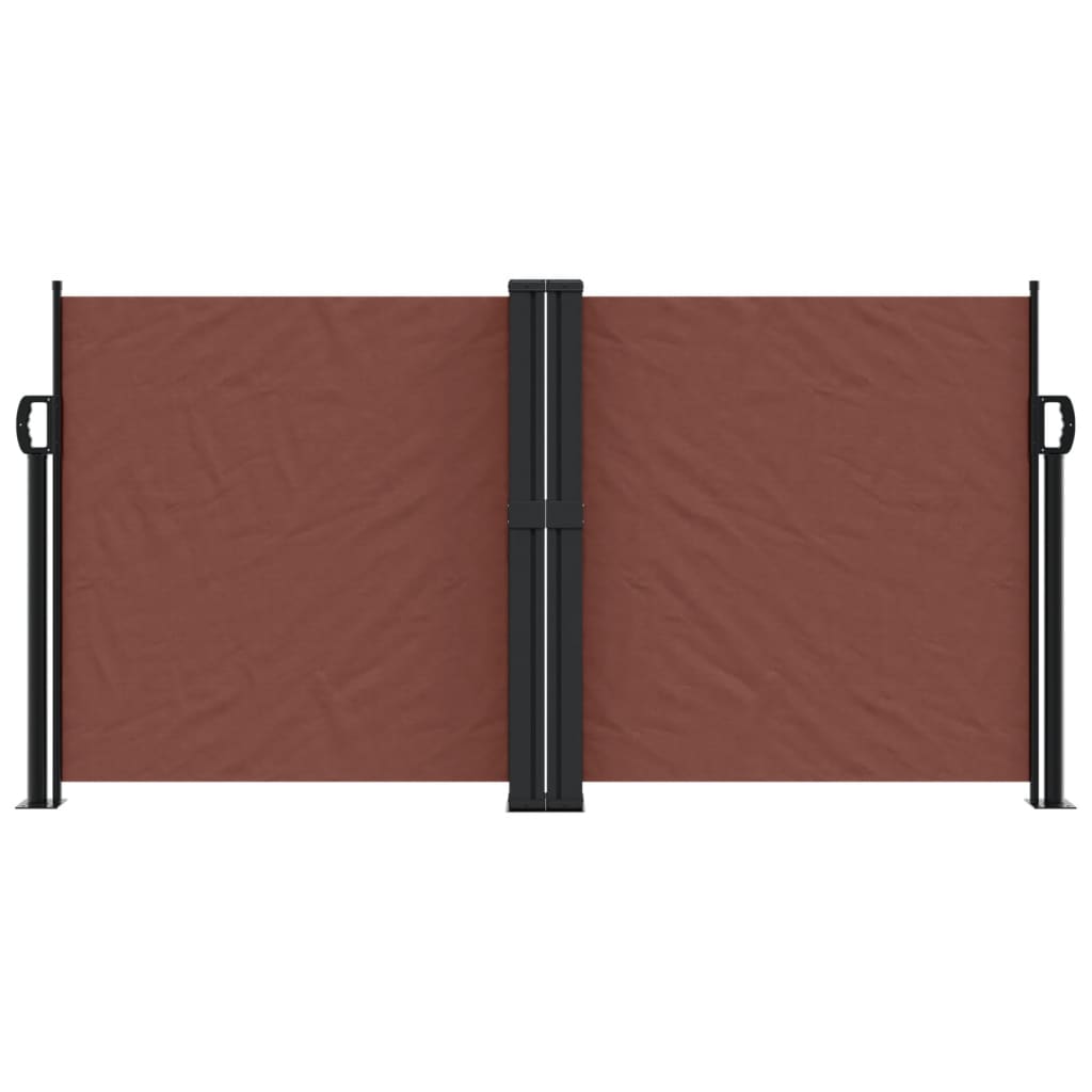 VidaXL Windshield Extendable 120x1200 cm brown