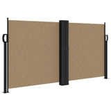 VidaXL Windshield Extendable 120x1200 cm Taupe