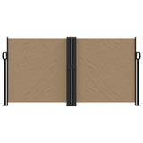 Vidaxl Windshield utvidbar 120x1200 cm taupe