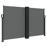 VidaXL Windshield Extendable 140x1200 cm Anthracite -colored