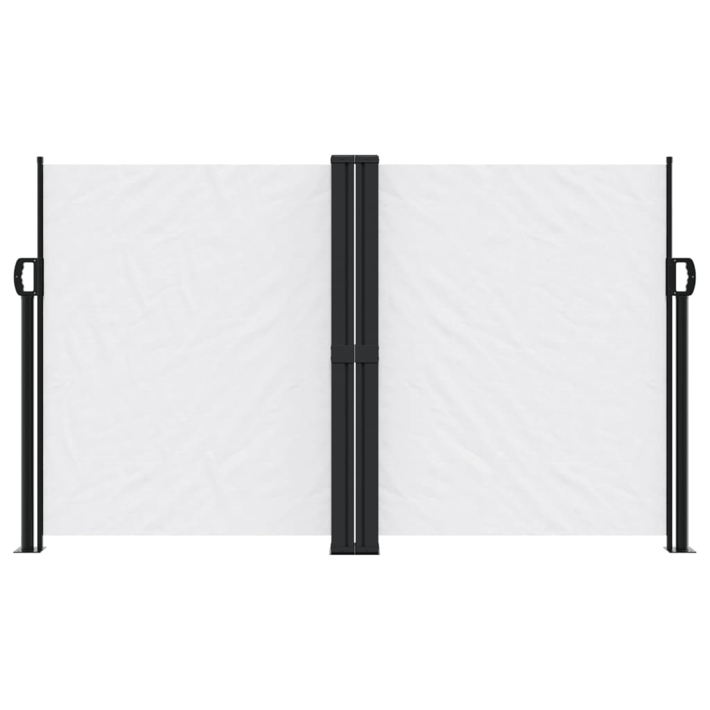 Pare-brise Vidaxl extensible 140x1200 cm blanc