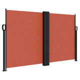 VidaXL Windshield Extendable 140x1200 cm Terracotta colored