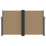 Vidaxl Windshield utvidbar 140x1200 cm taupe